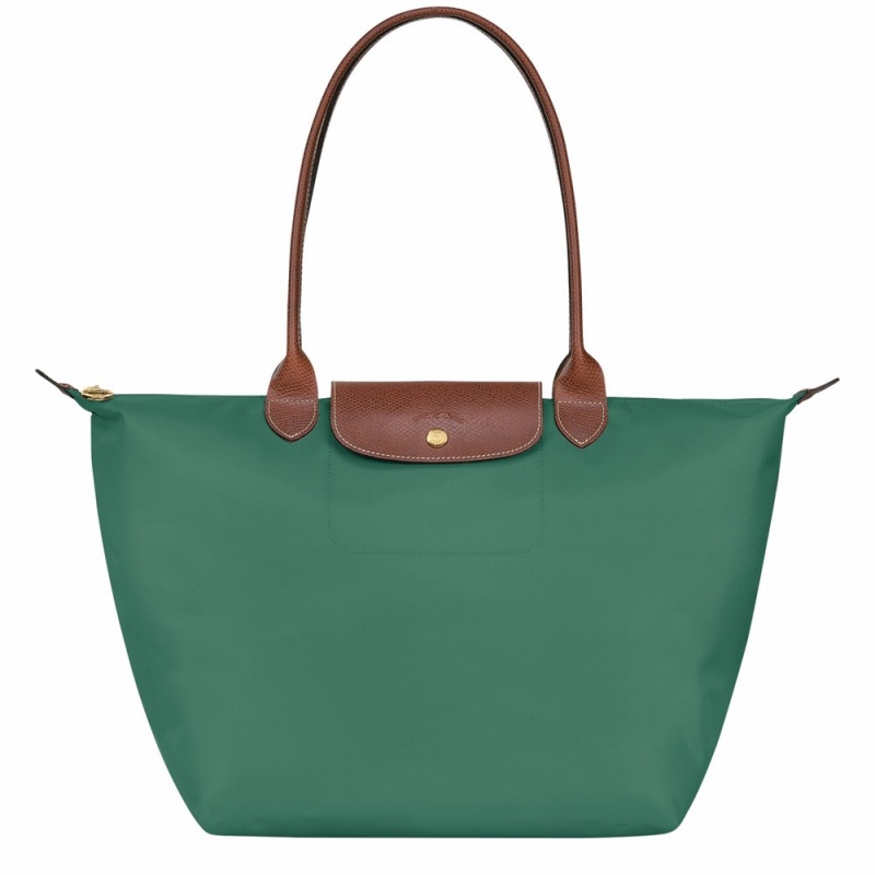 Olive Longchamp Le Pliage Original L Women's Shoulder Bags